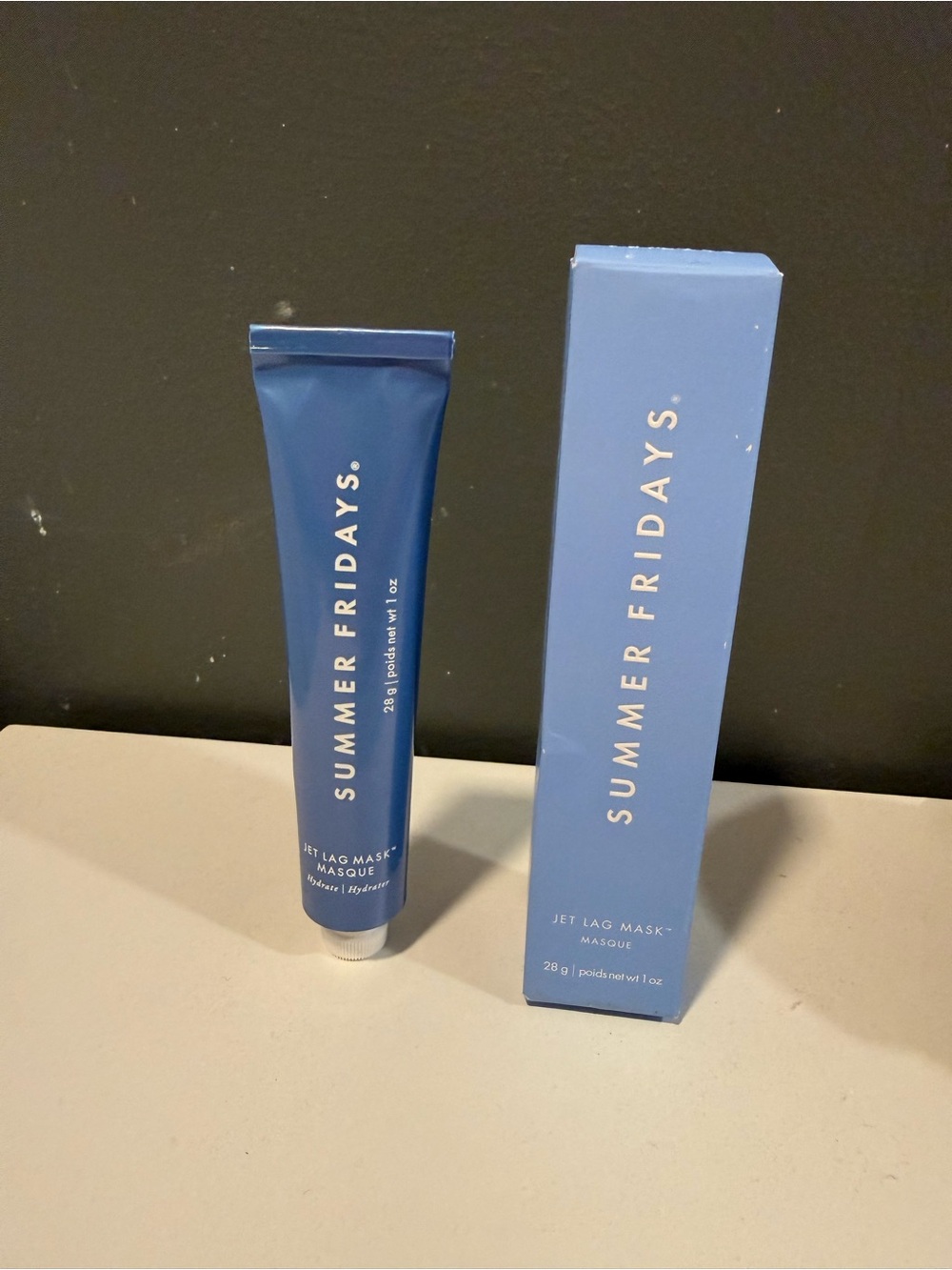 Summer Fridays Jet Lag Mask — Blue Tube & Box